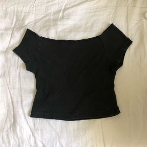brandy melville off the shoulder ellery top